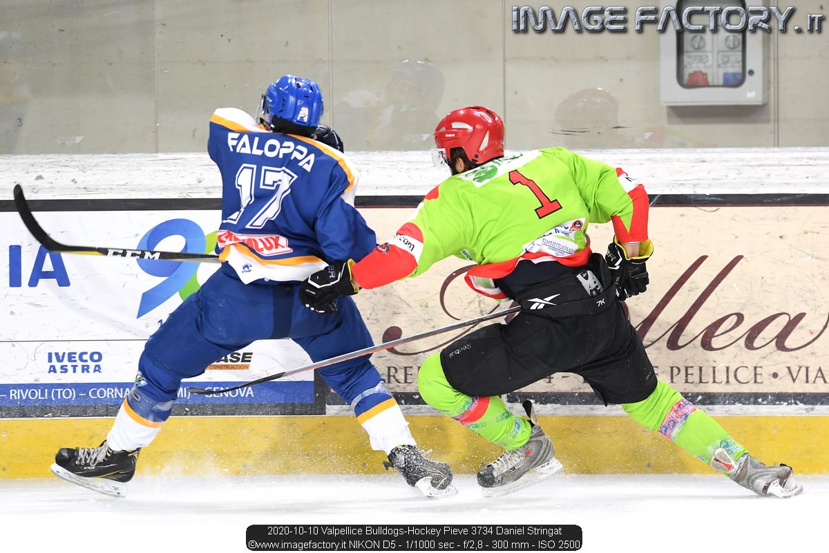 2020-10-10 Valpellice Bulldogs-Hockey Pieve 3734 Daniel Stringat